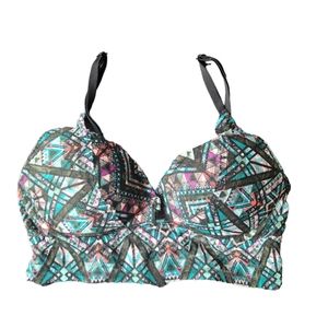 EUC Women's Victoria's Secret PINK Underwire Padded Lace Bralette Bra Size XS